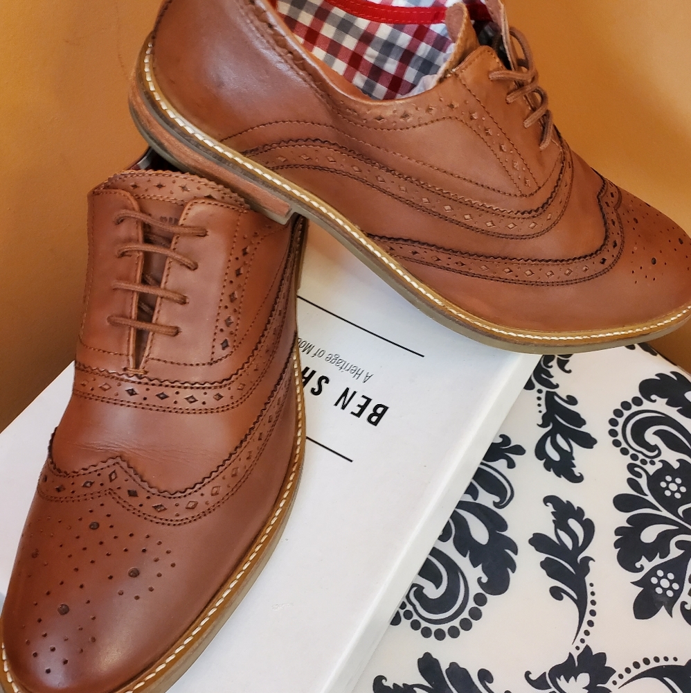 Ben Sherman Leather Men's Shoes, 45